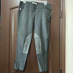 TS Trophy Hunter 30 Low Rise side zip riding breeches in Black Olive w/ Velcro